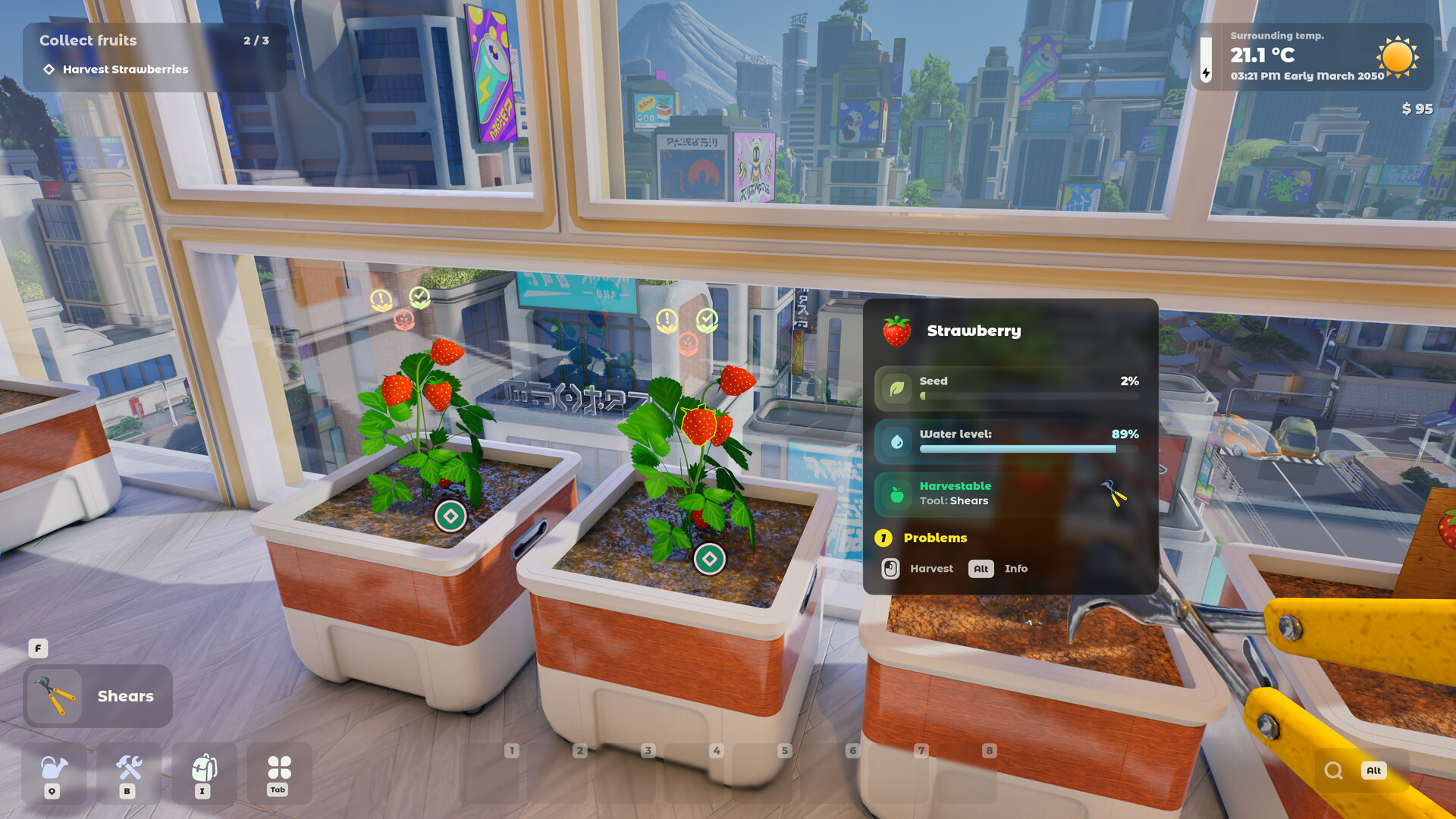 Tiny Eden cozy planting scene